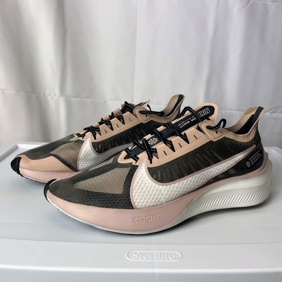 Nike Zoom Gravity Men’s 12 BQ3203-006 Pink Black Running Shoes Lightweight Clean - Picture 8 of 14